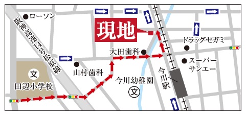 田辺Ⅲ地図